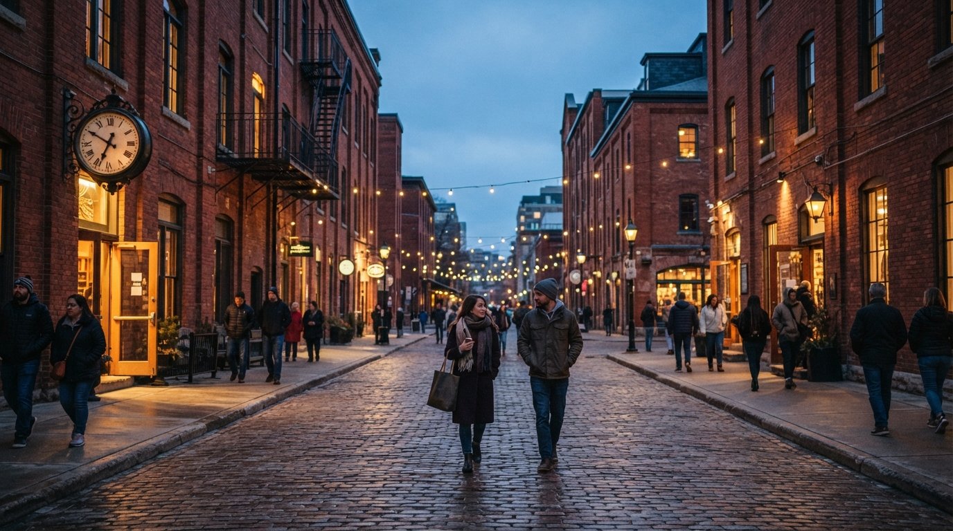 The Distillery District, Toronto: cobblestones, cocktails and Victorian brick
